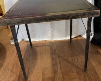 Antique Wooden Card Table