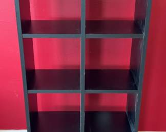 Black Bookshelf Unit