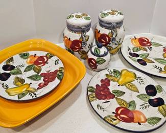 Canisters, Plates Bowl
