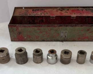 Nine 3 4 Inch Sockets