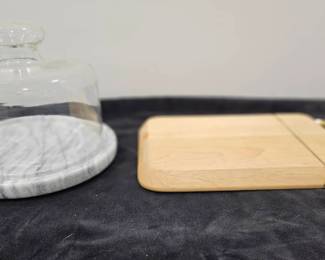Marble Covered Cheese Tray Cutting Board