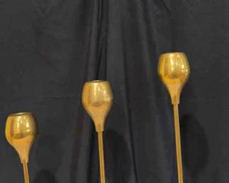 Brass Candle Holder Coat Rack