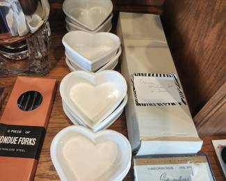 Heart ramekins