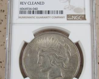 NGC 1922-D Peace Dollar