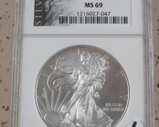 NGC Graded Silver Eagle