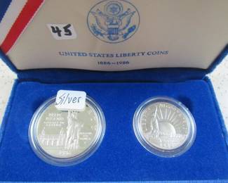 1986 Liberty Coin Set