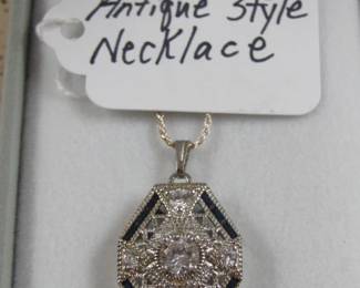 Antique Style Sterling Necklace