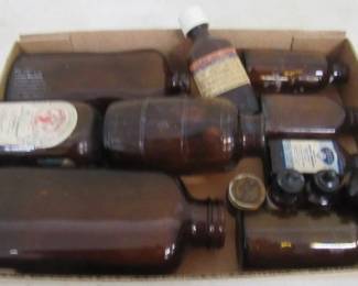 Old Brown Bottles