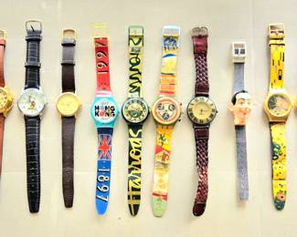 Lots of watches including Disney & Swatch