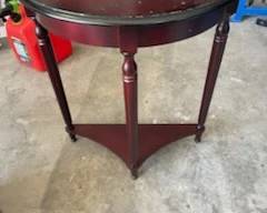 Half Moon Mahogany Table