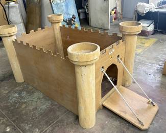 Castle Play place for kids, transition from crib to real bed