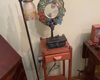 FLOOR LAMP & MIRROR SOLD