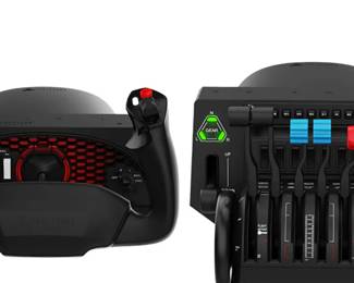 Honeycomb Arenautical Throttle combo and rudder pedals
