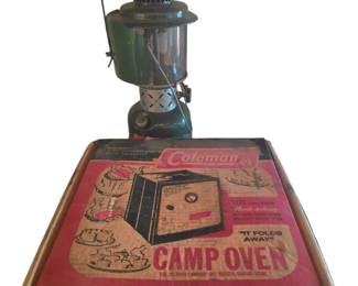 Coleman lantern and camp oven
