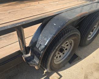 Maxey 14 Foot utility trailer rated 5200 pounds