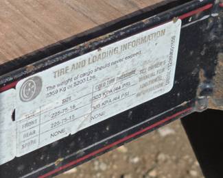 Maxey 14 Foot utility trailer rated 5200 pounds