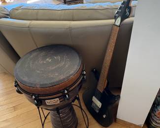 Remo Drum & Electric Guitar
