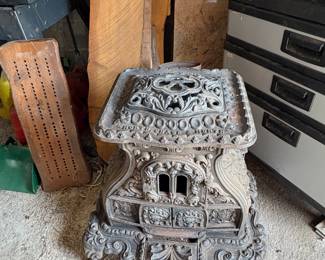 1855 Cast Iron Stove Violet No. 5 by North Chase North