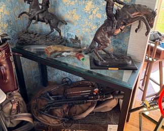Remington Bronze Sculptures