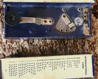 International code telegraph. Very old. Works!