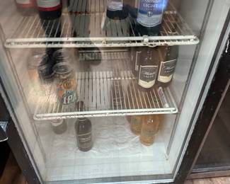 Small fridge .