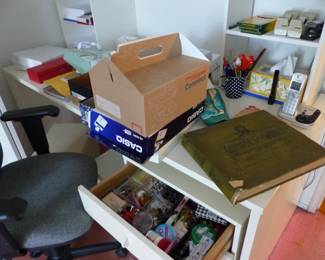 Misc office supplies, books