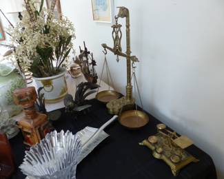 Bric-a-brac, antique scales