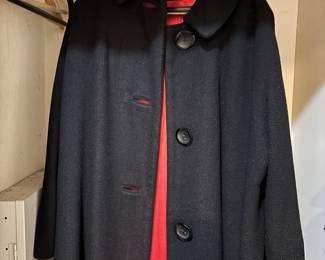 Guy Laroche Black Wool Coat