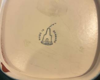 1960s Knabstrup Keramik Art Pottery Plate – Made in Denmark