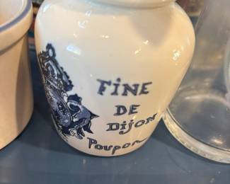 Grey Poupon Dijon 6 Ounce Lidded Mustard Jar