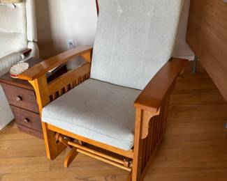 Mission Style Gliding Rocker