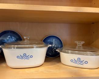 Corning Ware Blue Cornflower Casserole Dishes