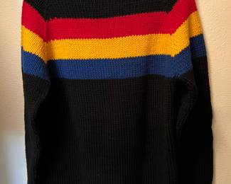 Bold Retro Knit Sweater