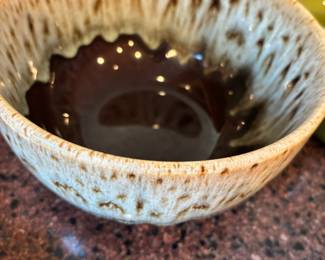 Canonsburg Brown Drip Glaze Ironstone 2 Quart Bowl