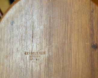 Kay Bojensen Teak - Salad Serving Bowl with Serving Utensils, 2 Salad Bowls