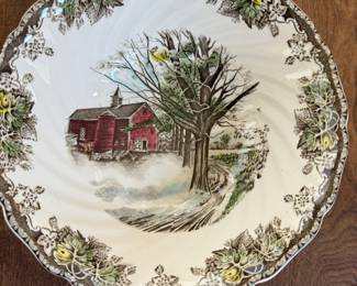 Johnson Bros The Friendly Village "Autumn Must" Serving Bowl
