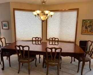 Drexel French Style Dining Table and Chairs
