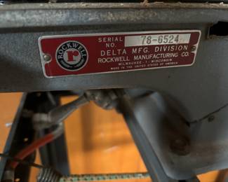 Rockwell Delta Jointer with Stand