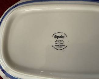 Spode Blue Italian Oval Platter