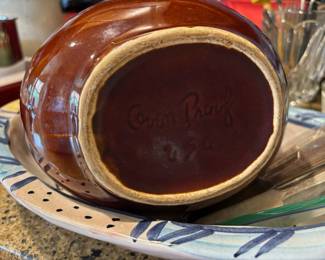 Brown Drip Glaze Pottery Oven Proof Pitcher