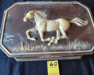 Lot #60: jewelry/keepsake box