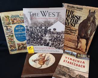 Lot #39: lot of 5 books on the West