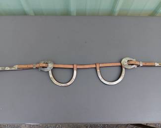 Circle Y Brand of Yoakum, TX fancy two ear headstall