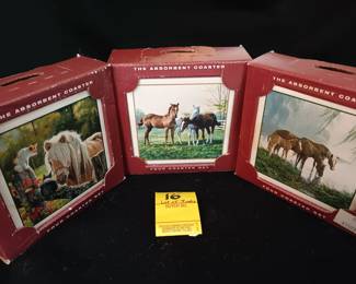 Lot #16: lot of 3 setsbof coasters