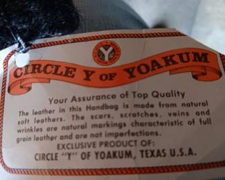 Circle Y of Yoakum, Texas, blanket purchased with the saddle in 1996