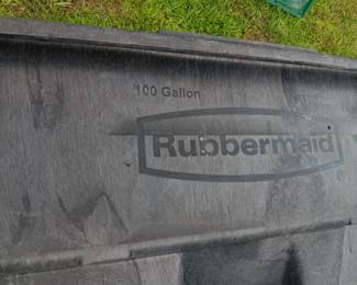 Rubbermaid 100 gallon water trough with heater, one of two