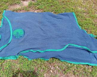 Lot #78: lot of two Triple Crown blankets, one 74"