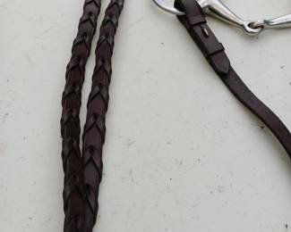 Lot #175: headstall and bit, lead lines