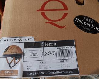 Troxel riding helmet, size XS/S, new in box