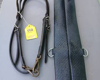 Lot #170 Billy Royal headstall and separate sash